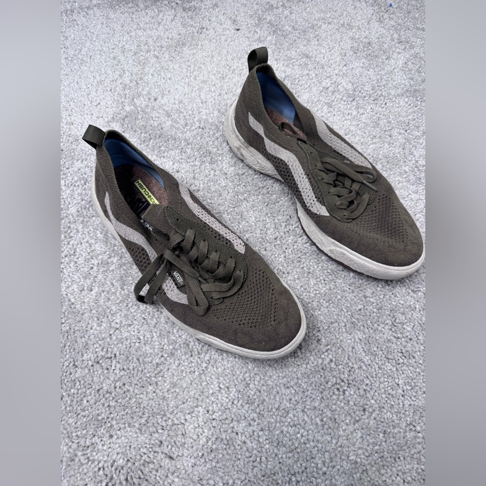 Vans Men's Olive Sneakers - Picture 2 of 5